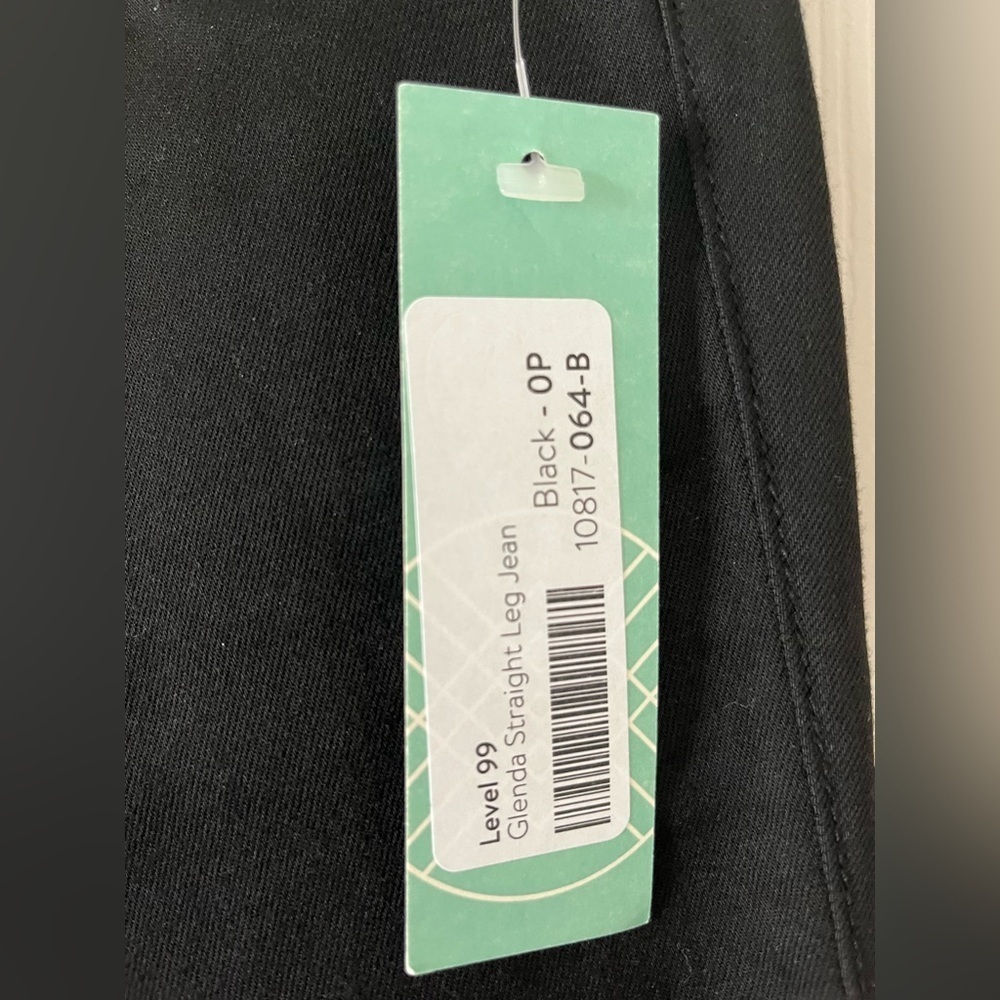 Level 99 Lily glenda straight black jean, 25P, NWT - Picture 5 of 11